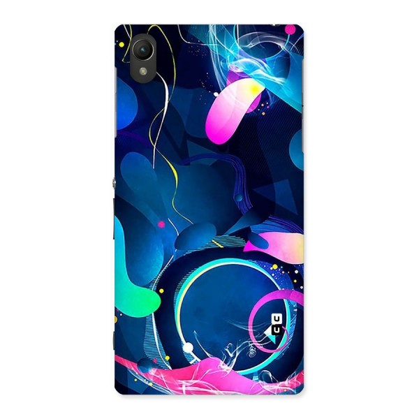 Blue Circle Flow Back Case for Sony Xperia Z1
