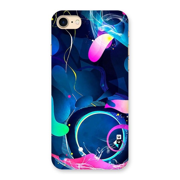 Blue Circle Flow Back Case for iPhone 7