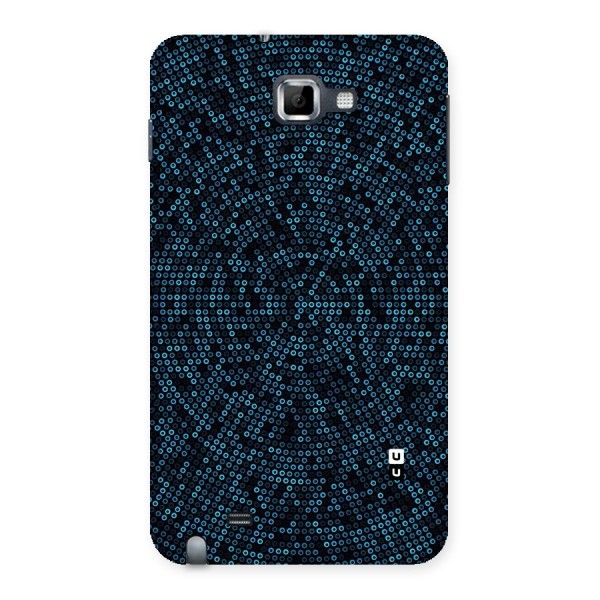 Blue Disco Lights Back Case for Galaxy Note