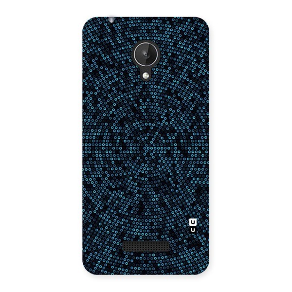 Blue Disco Lights Back Case for Micromax Canvas Spark Q380