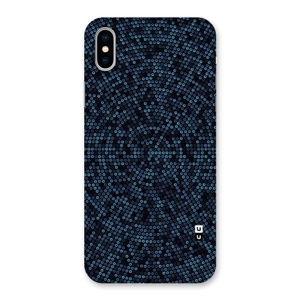 Blue Disco Lights Back Case for iPhone X