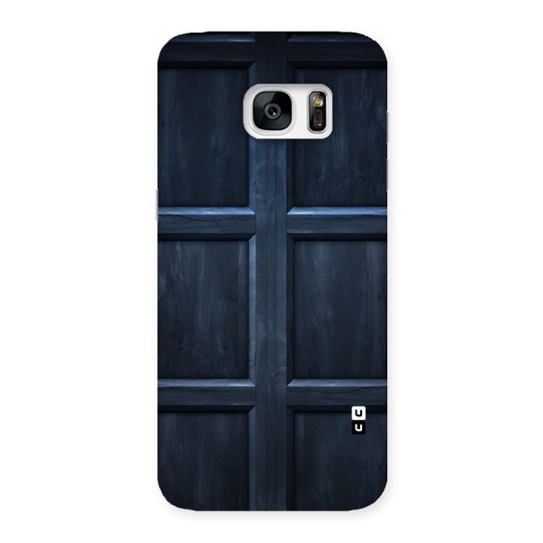 Blue Door Design Back Case for Galaxy S7 Edge