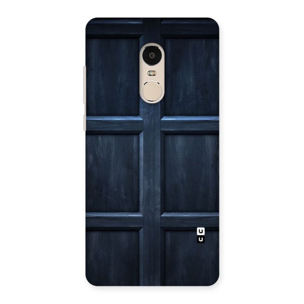 Blue Door Design Back Case for Xiaomi Redmi Note 4