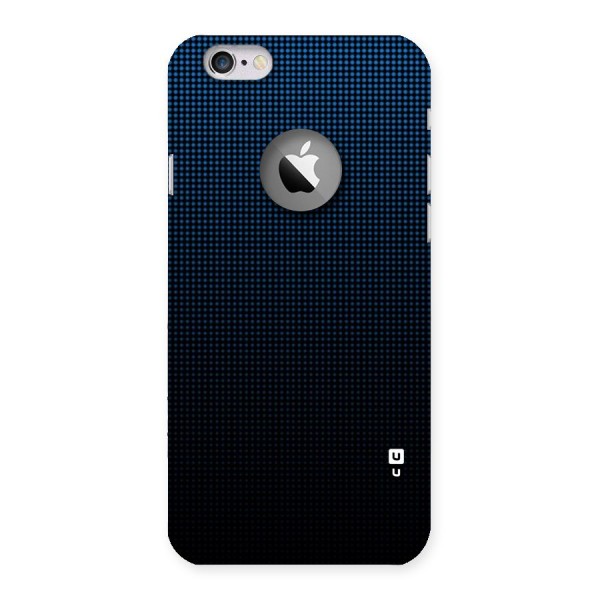 Blue Dots Shades Back Case for iPhone 6 Logo Cut
