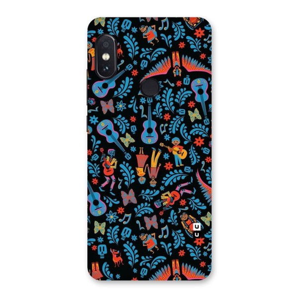 Blue Guitar Pattern Back Case for Redmi Note 5 Pro