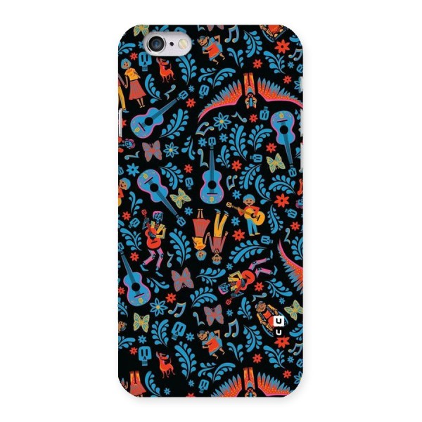 Blue Guitar Pattern Back Case for iPhone 6 6S
