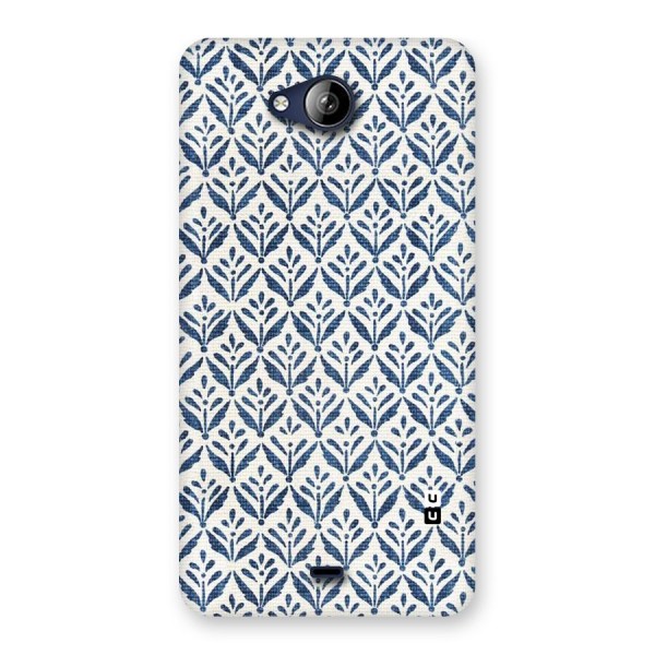 Blue Leaf Back Case for Canvas Play Q355