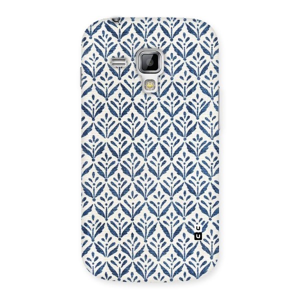 Blue Leaf Back Case for Galaxy S Duos