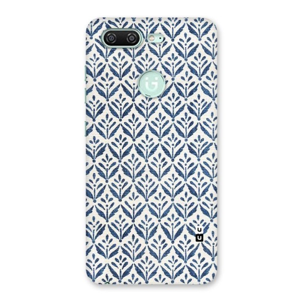 Blue Leaf Back Case for Gionee S10