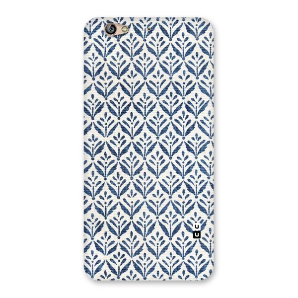 Blue Leaf Back Case for Gionee S6
