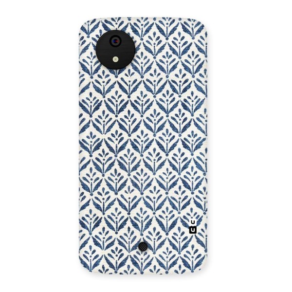 Blue Leaf Back Case for Micromax Canvas A1