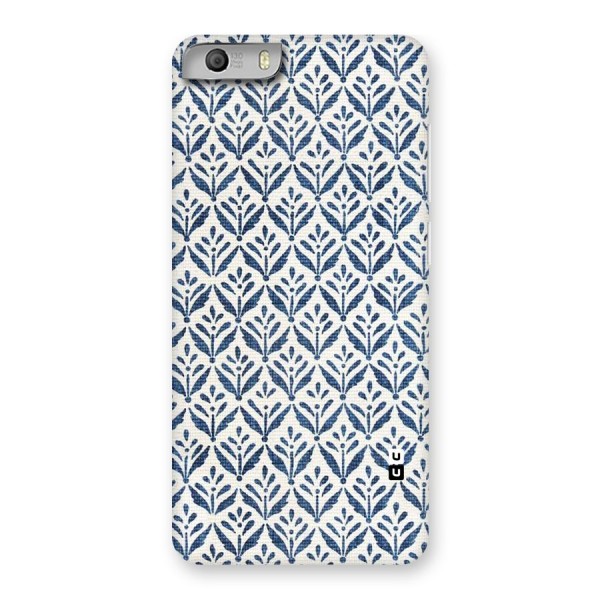 Blue Leaf Back Case for Micromax Canvas Knight 2