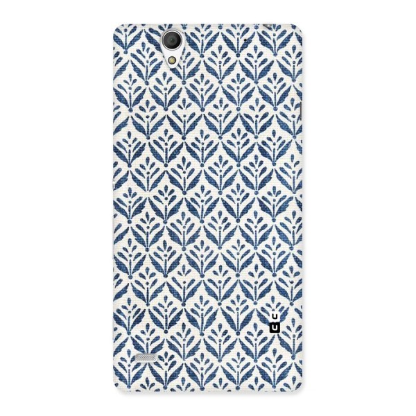 Blue Leaf Back Case for Sony Xperia C4