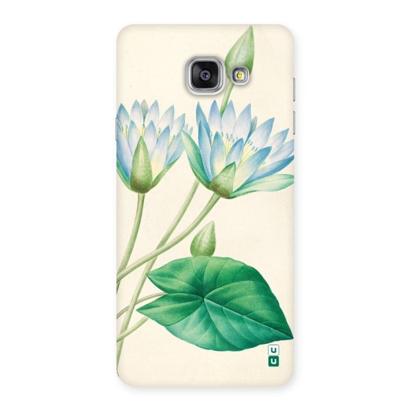 Blue Lotus Back Case for Galaxy A7 2016