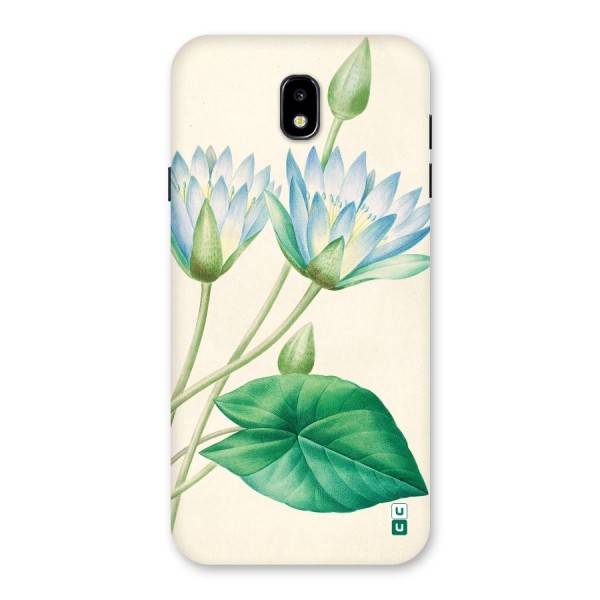 Blue Lotus Back Case for Galaxy J7 Pro