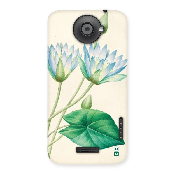 Blue Lotus Back Case for HTC One X