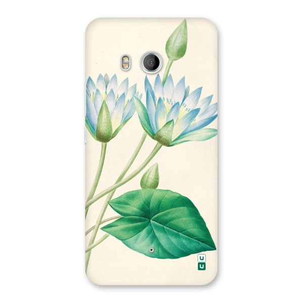 Blue Lotus Back Case for HTC U11