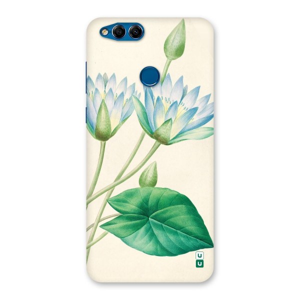 Blue Lotus Back Case for Honor 7X