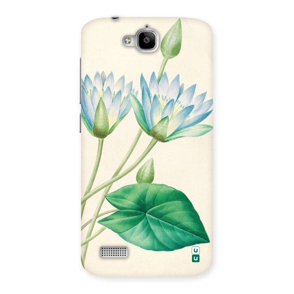 Blue Lotus Back Case for Honor Holly