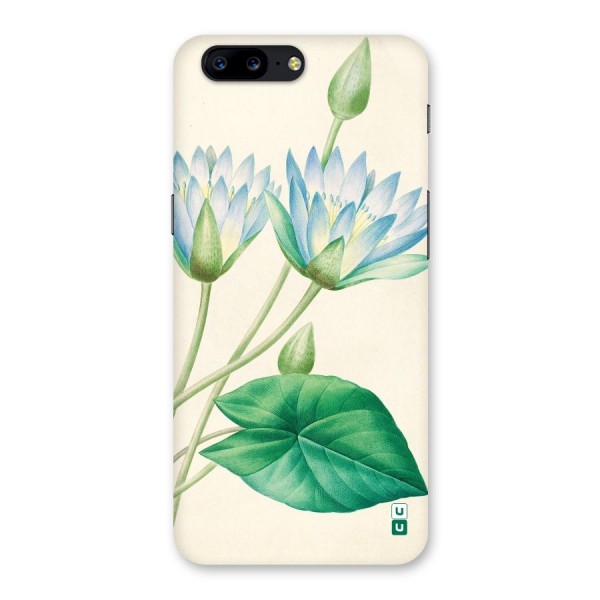 Blue Lotus Back Case for OnePlus 5