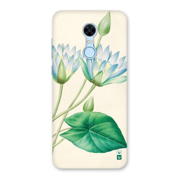 Blue Lotus Back Case for Redmi Note 5