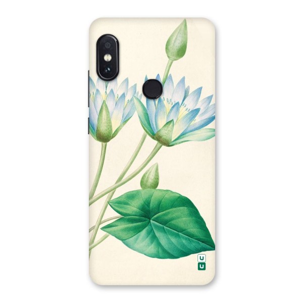 Blue Lotus Back Case for Redmi Note 5 Pro