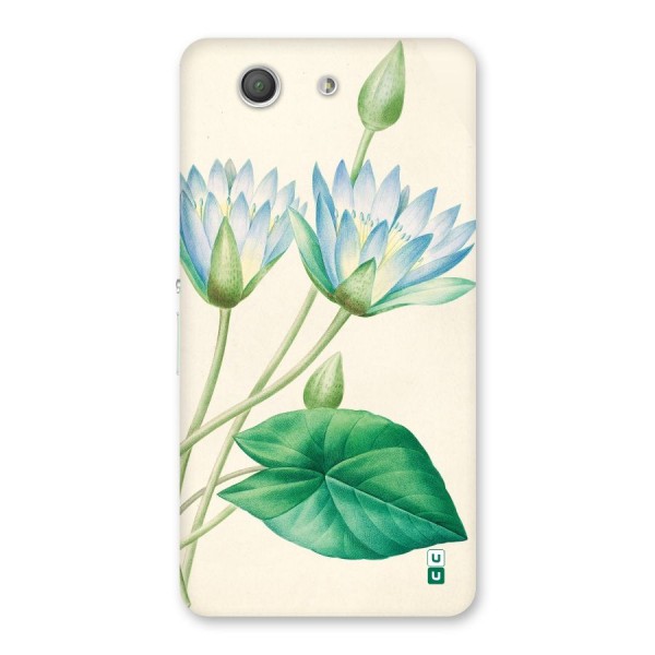 Blue Lotus Back Case for Xperia Z3 Compact