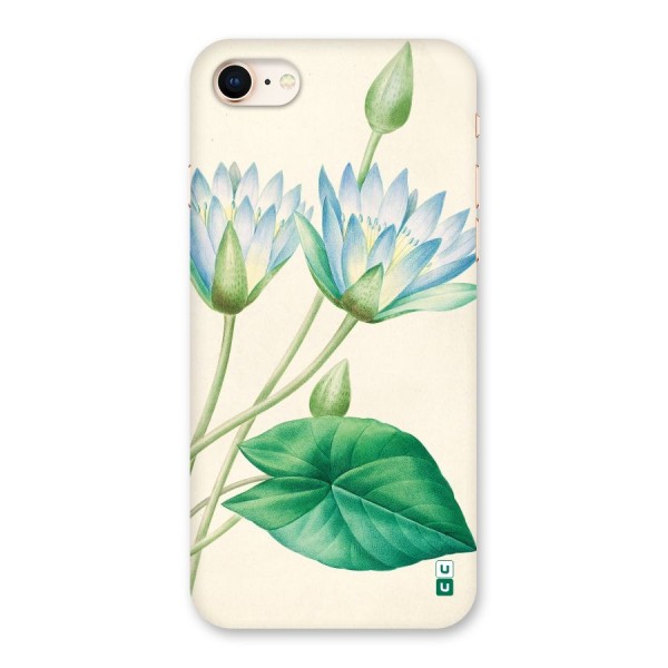 Blue Lotus Back Case for iPhone 8