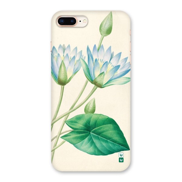 Blue Lotus Back Case for iPhone 8 Plus