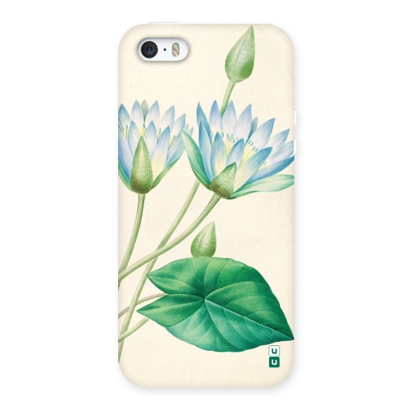 Blue Lotus Back Case for iPhone SE