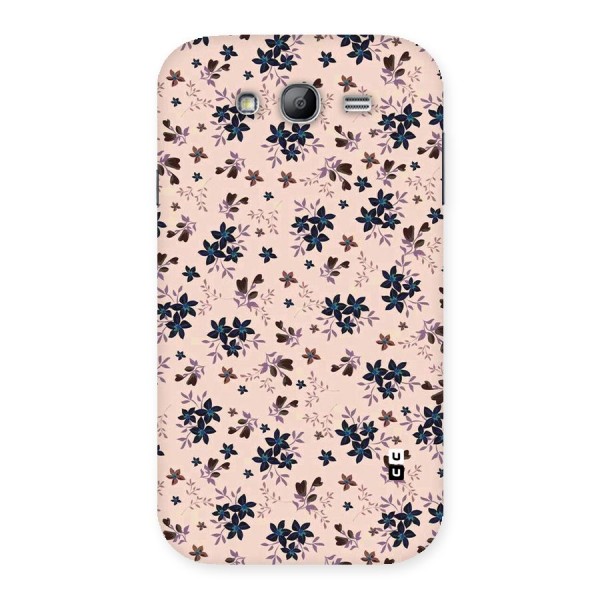 Blue Peach Floral Back Case for Galaxy Grand Neo Plus