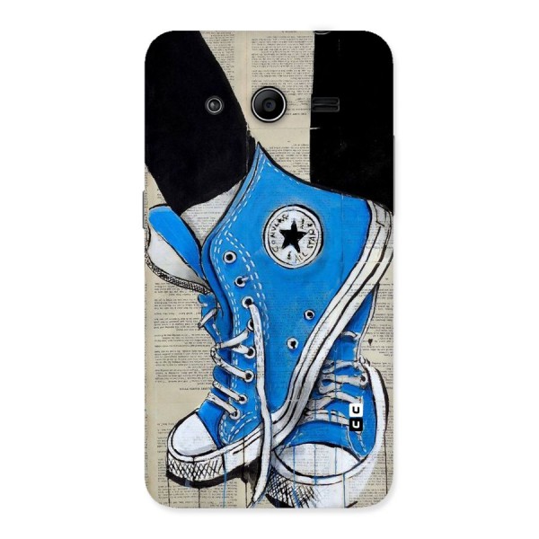 Blue Shoes Back Case for Galaxy Core 2