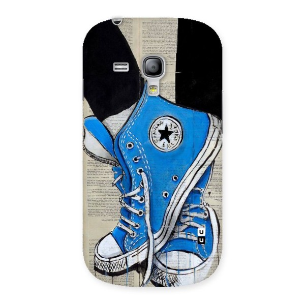 Blue Shoes Back Case for Galaxy S3 Mini