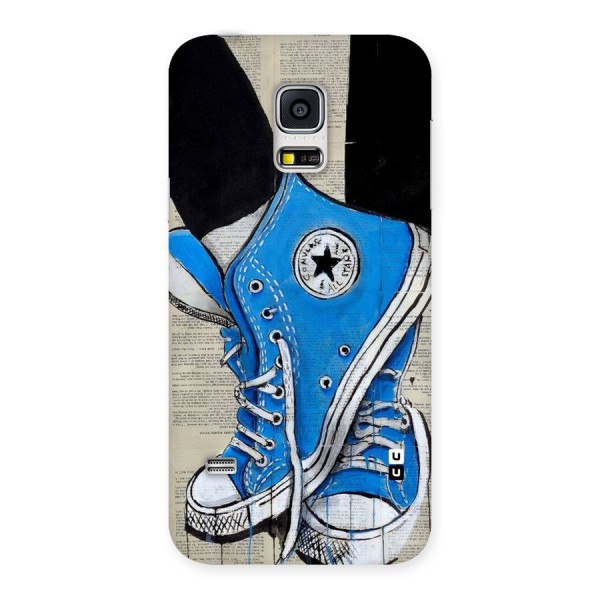 Blue Shoes Back Case for Galaxy S5 Mini