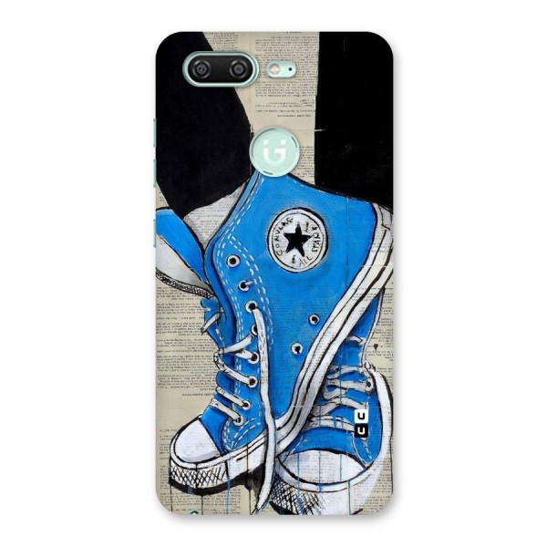 Blue Shoes Back Case for Gionee S10
