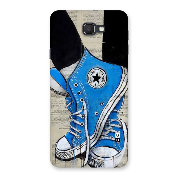 Blue Shoes Back Case for Samsung Galaxy J7 Prime
