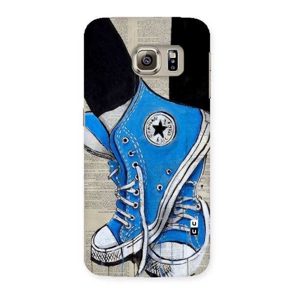 Blue Shoes Back Case for Samsung Galaxy S6 Edge