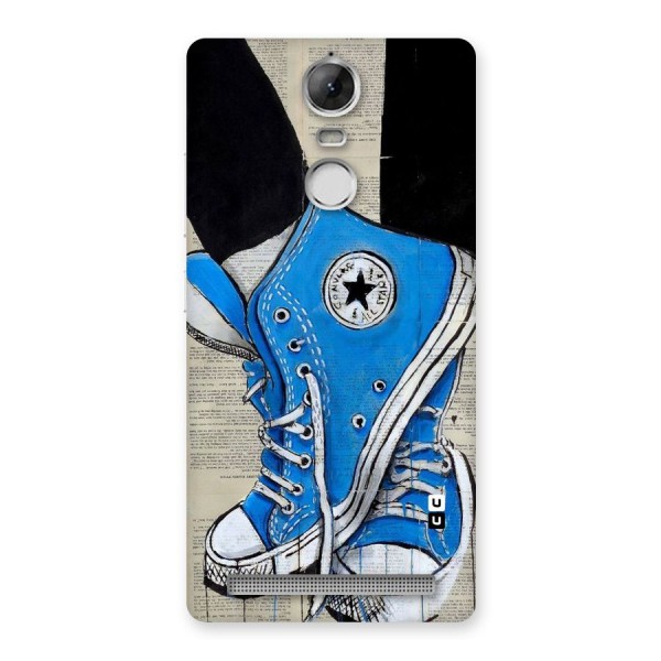 Blue Shoes Back Case for Vibe K5 Note
