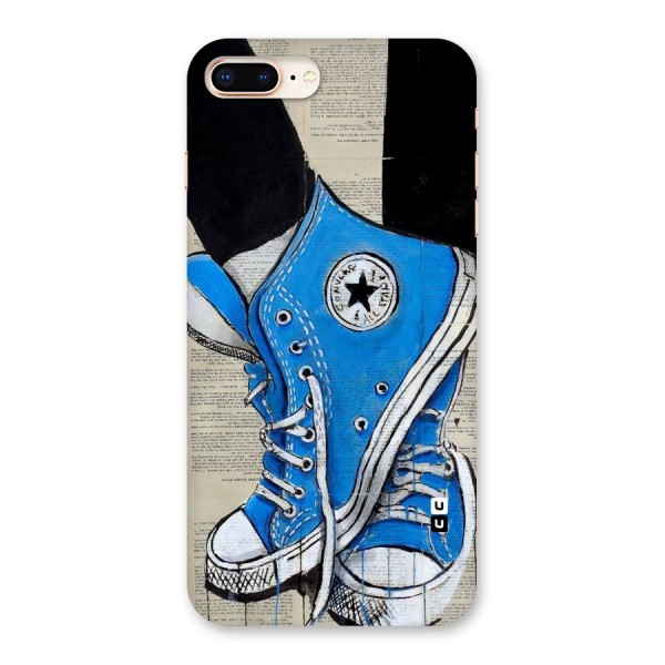 Blue Shoes Back Case for iPhone 8 Plus
