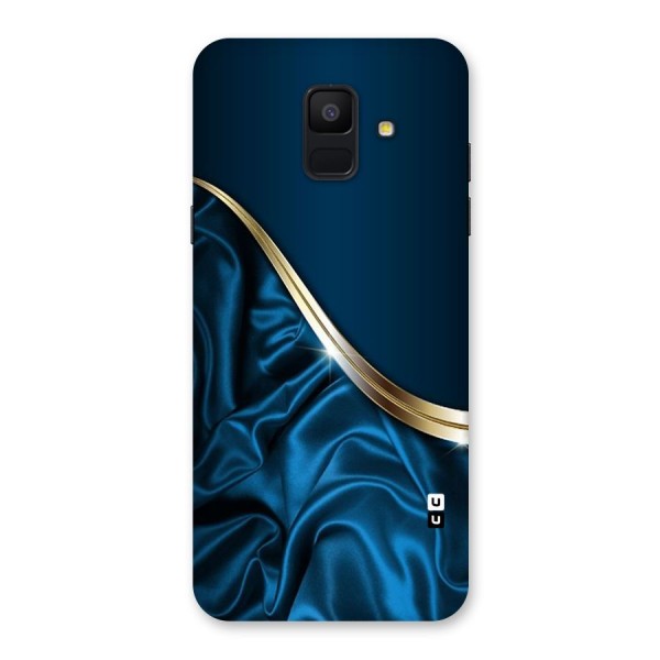 Blue Smooth Flow Back Case for Galaxy A6 (2018)