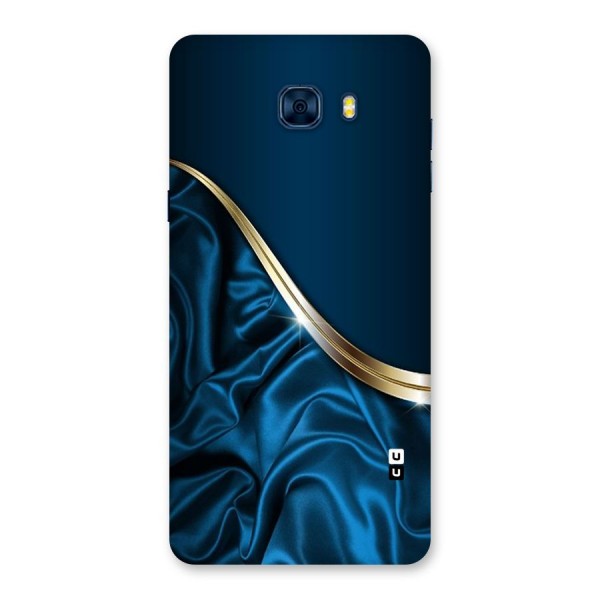 Blue Smooth Flow Back Case for Galaxy C7 Pro