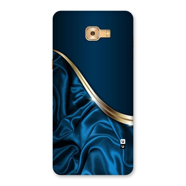 Blue Smooth Flow Back Case for Galaxy C9 Pro
