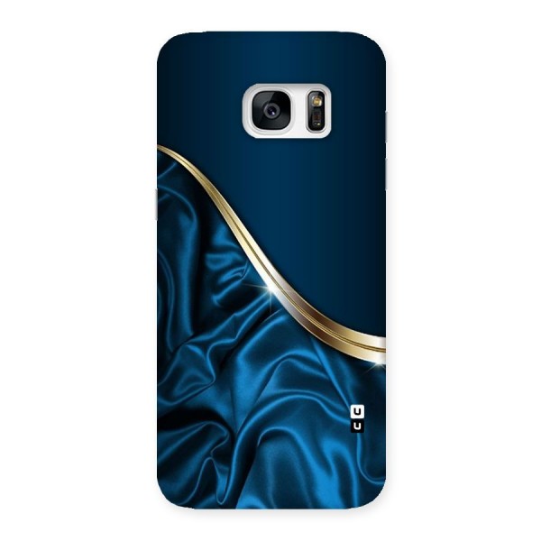 Blue Smooth Flow Back Case for Galaxy S7 Edge