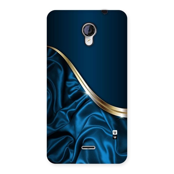 Blue Smooth Flow Back Case for Micromax Unite 2 A106