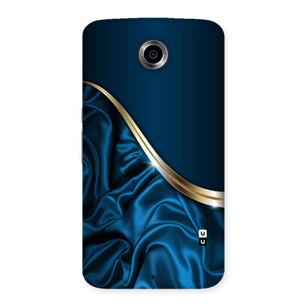 Blue Smooth Flow Back Case for Nexsus 6