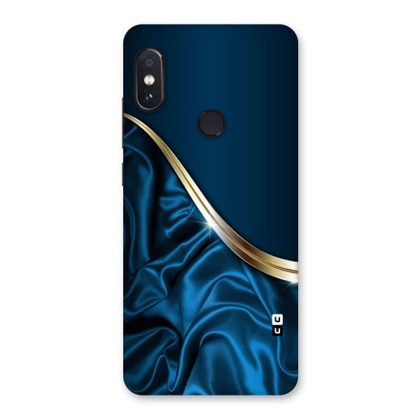 Blue Smooth Flow Back Case for Redmi Note 5 Pro