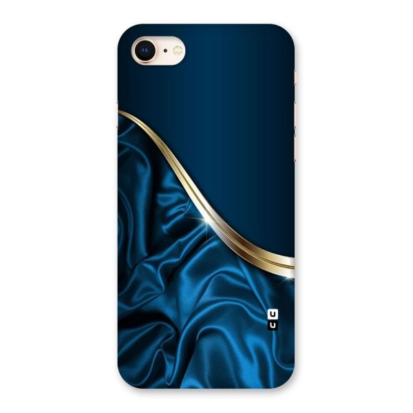 Blue Smooth Flow Back Case for iPhone 8