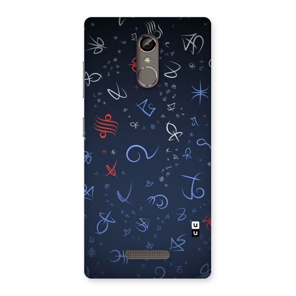 Blue Symbols Back Case for Gionee S6s