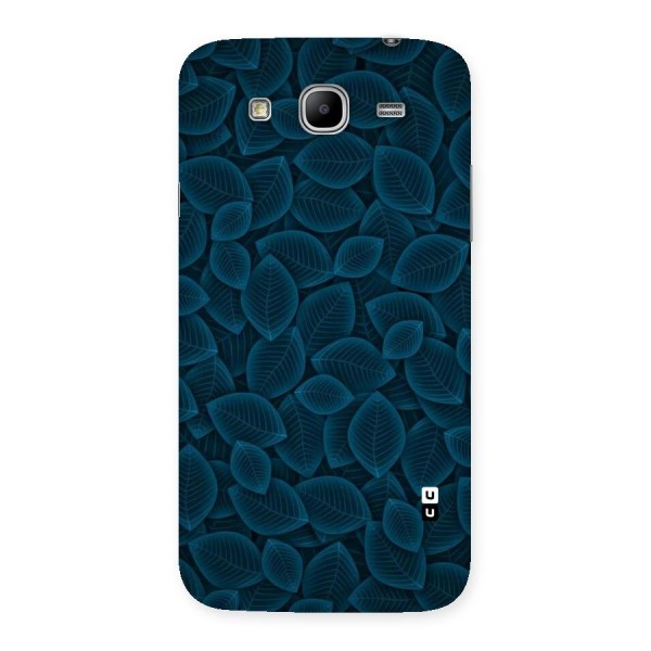 Blue Thin Leaves Back Case for Galaxy Mega 5.8