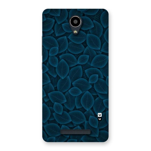Blue Thin Leaves Back Case for Redmi Note 2